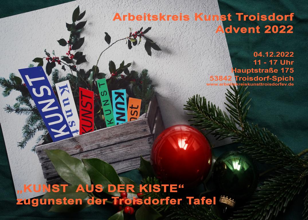Arbeitskreis Kunst Troisdorf Kunst aus der Kiste Flyer